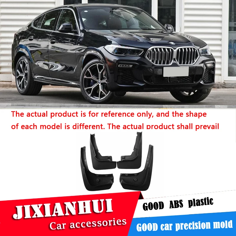 

Брызговики для BMW X6 G06 2020-2021, брызговики передние с цветным и задним брызговиком, специальное модифицированное крыло брызговиков