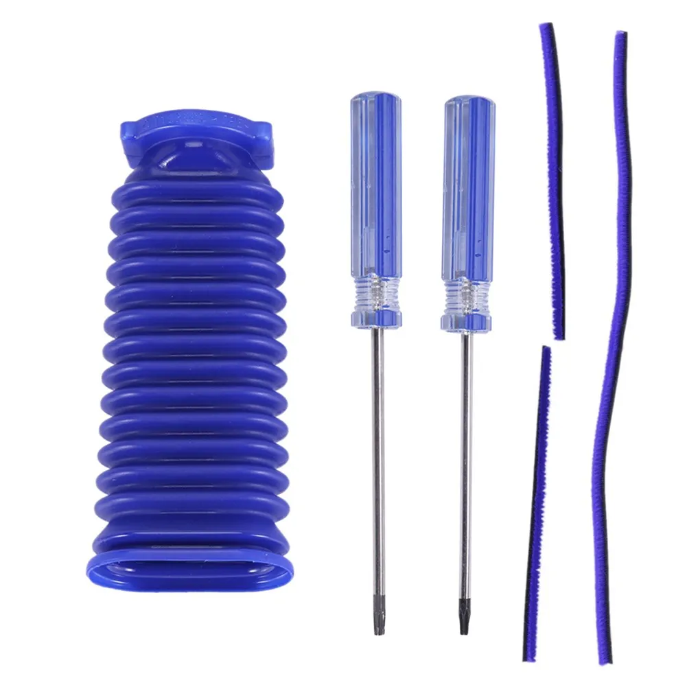

Plush Strips Hose Kit For Dyson V6 V7 V8 V10 V11 Vacuum Cleaner Soft Roller Head Soft Plush Strips Hoses Screwdriver Replacement