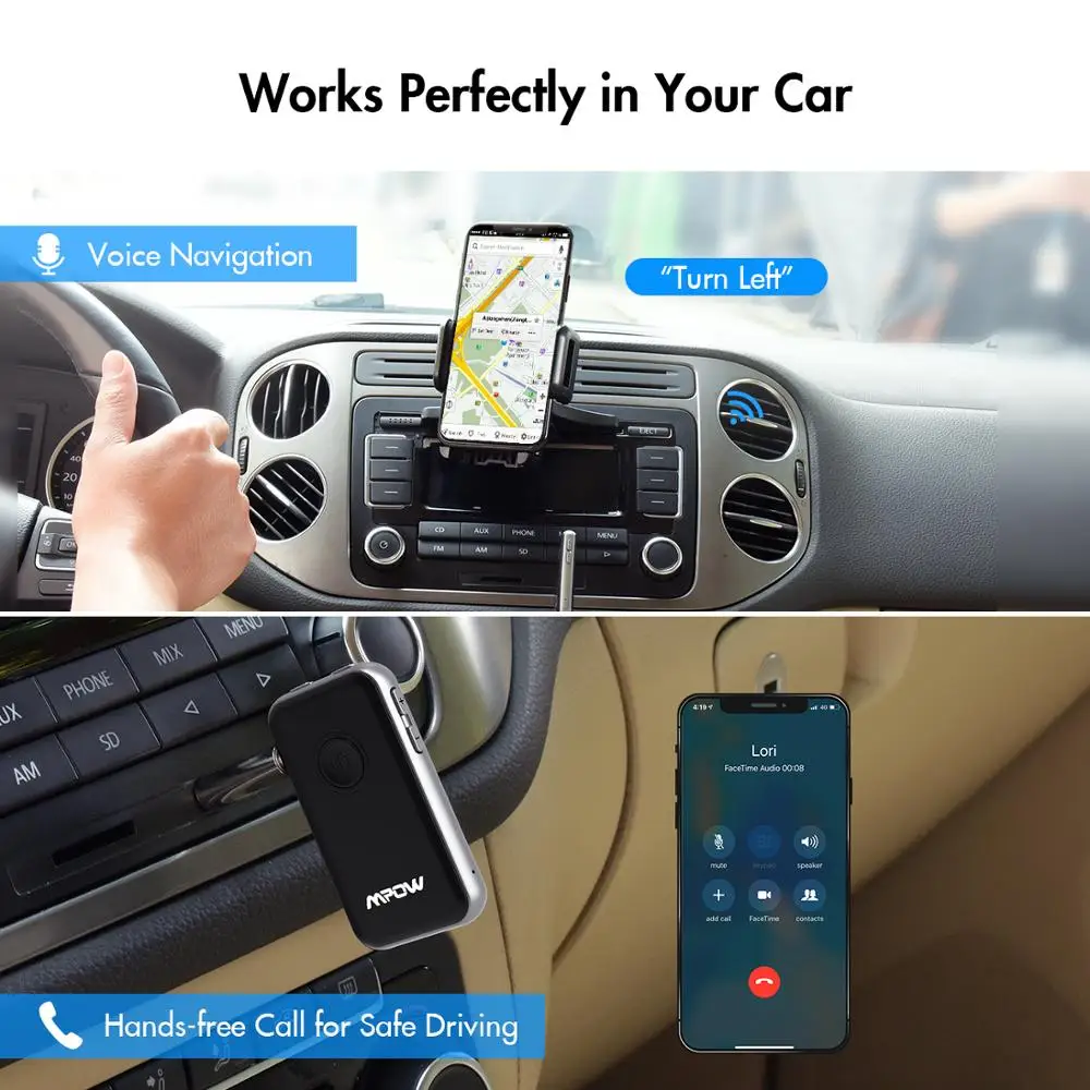 Mpow BH045 2-в-1 Bluetooth 4,1 передатчик и приемник Беспроводной адаптер Поддержка APTX/APTX-LL для Динамик ТВ автомобильного компьютера для дома