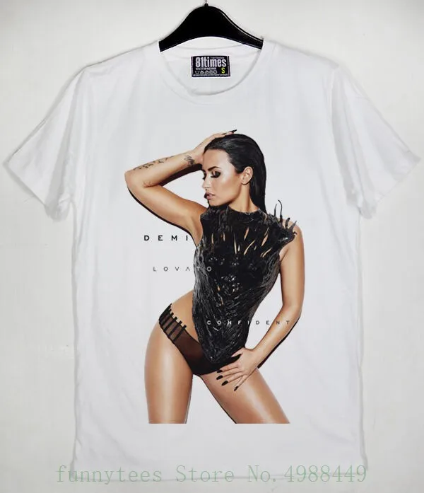 

Demetria Devonne Demi Lovato Cl Confident Sexy Post Unisex T Shirts S - Xxl 2020 New Fashion Men's