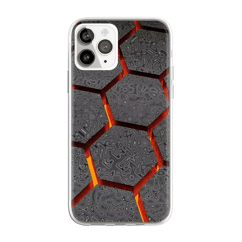 

Cool Lion Printing Clear Phone Case for IPhone 12 Pro Max 6 6s 7 8 Plus XS XR X SE 5S Soft Silicone Shockproof Back Cases Cover