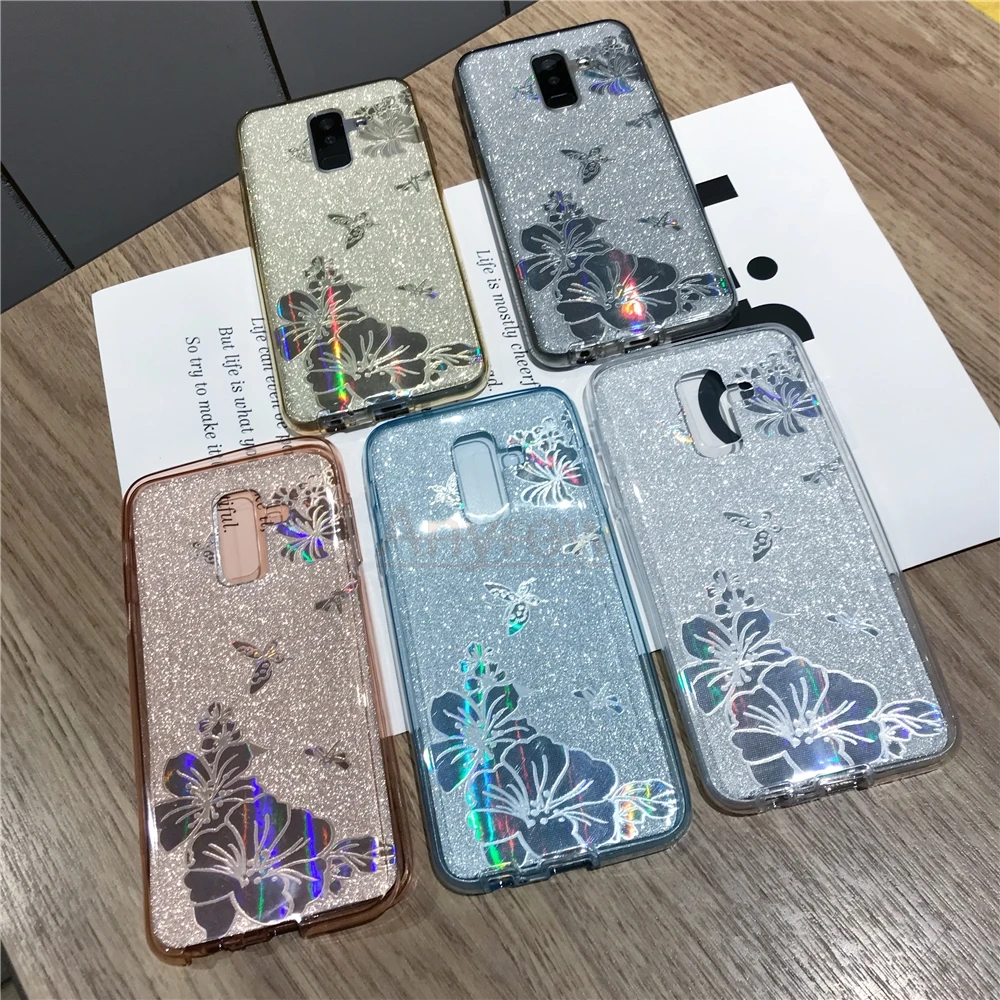 360 чехол из ТПУ с цветком для samsung Galaxy S9 SPlus S10 5G S10E Note 10 9 8, мягкий чехол для телефона