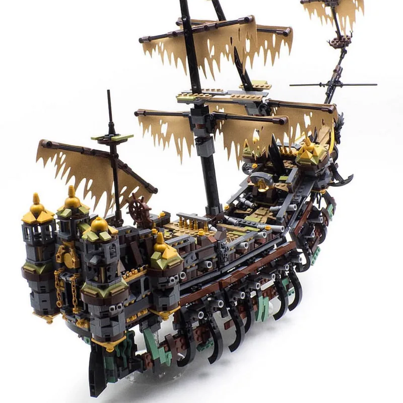 

16042 Pirate Ship Series The Slient Mary Set Building Blocks Children Educational Bricks Assembly Kids Toys Model Gifts