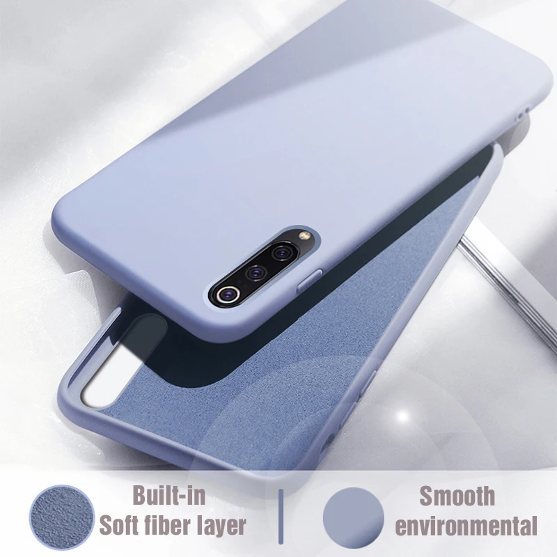 Мягкий жидкий силиконовый чехол для XIAOMI MI 9SE 8SE MI8 LITE 5 5X 6X 9CC 9CCE MIX 2S 3 Redmi 7A K2 NOTE 7 8 PRO
