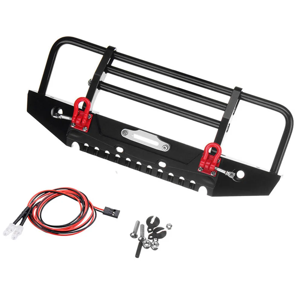 Для 1/10 TRX4 TRX-4 SCX10 90046 металлический передний бампер с буксировочным крюком