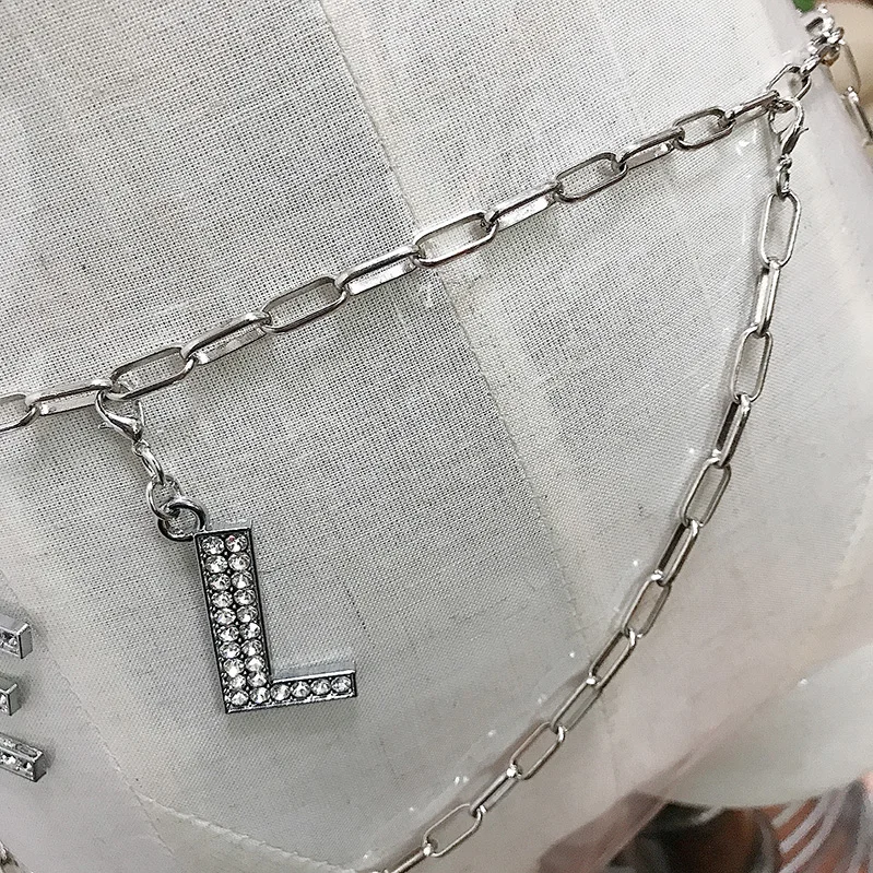 NeeFuWoFu DIY буквы с любым пояс-цепочка на талию модное ожерелье двойного назначения