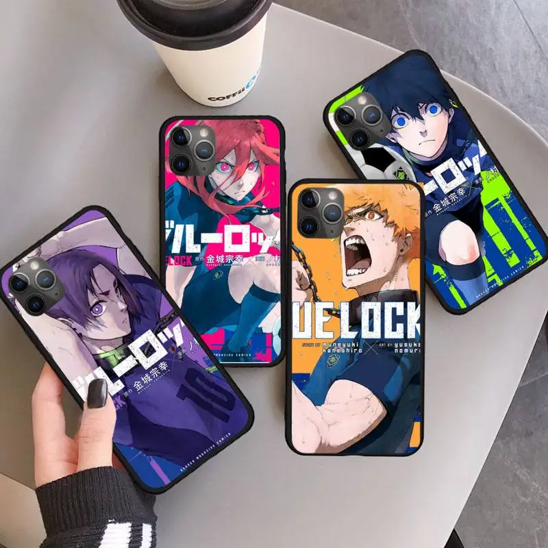 

blue lock anime Phone Case For iphone 12 11 13 7 8 6 s plus x xs xr pro max mini