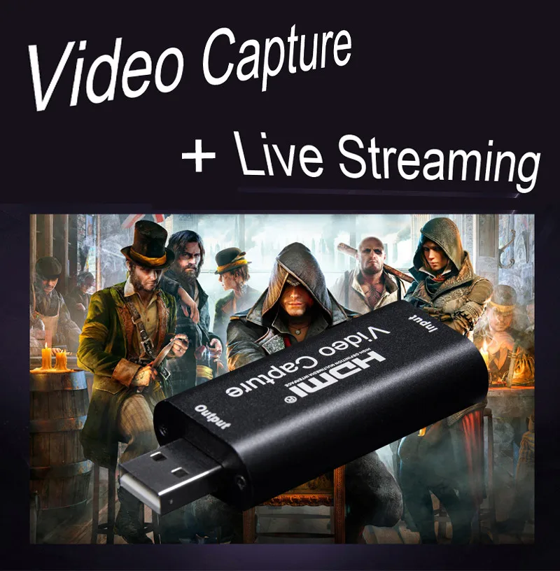 

Карта видеозахвата HDMI 4K 1080P 30fps USB, для ПК
