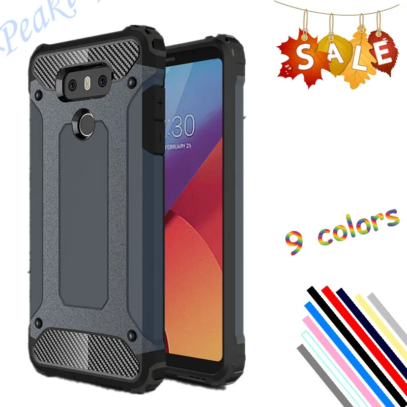 Peaktop чехол для LG G6 силиконовый резиновый бронированный защитный жесткий задней