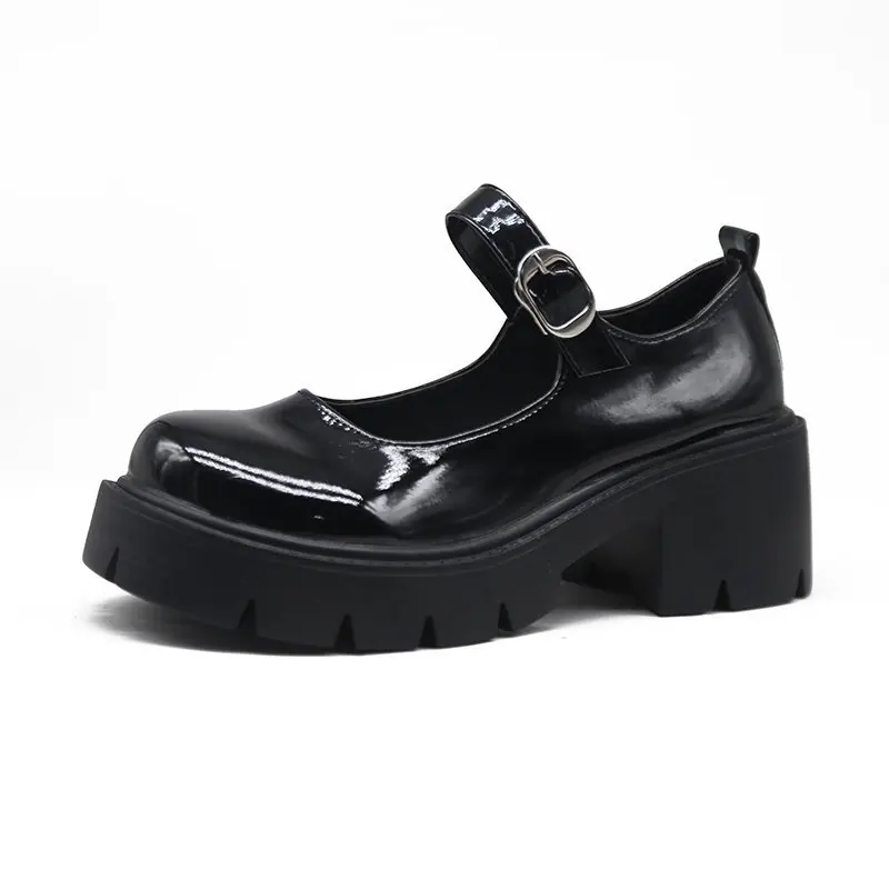 

Low Heel Women Shoes Models Mary Jane Shoes Women's Japanese High Heels Platform Shoes Harajuku Vintage Lolita Shoes Heels