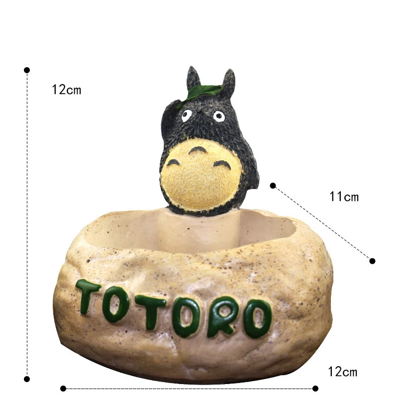 

Hayao Miyazaki Animation Film MY NEIGHBOUR TOTORO Action Figure TOTORO Fleshy Flowerpot