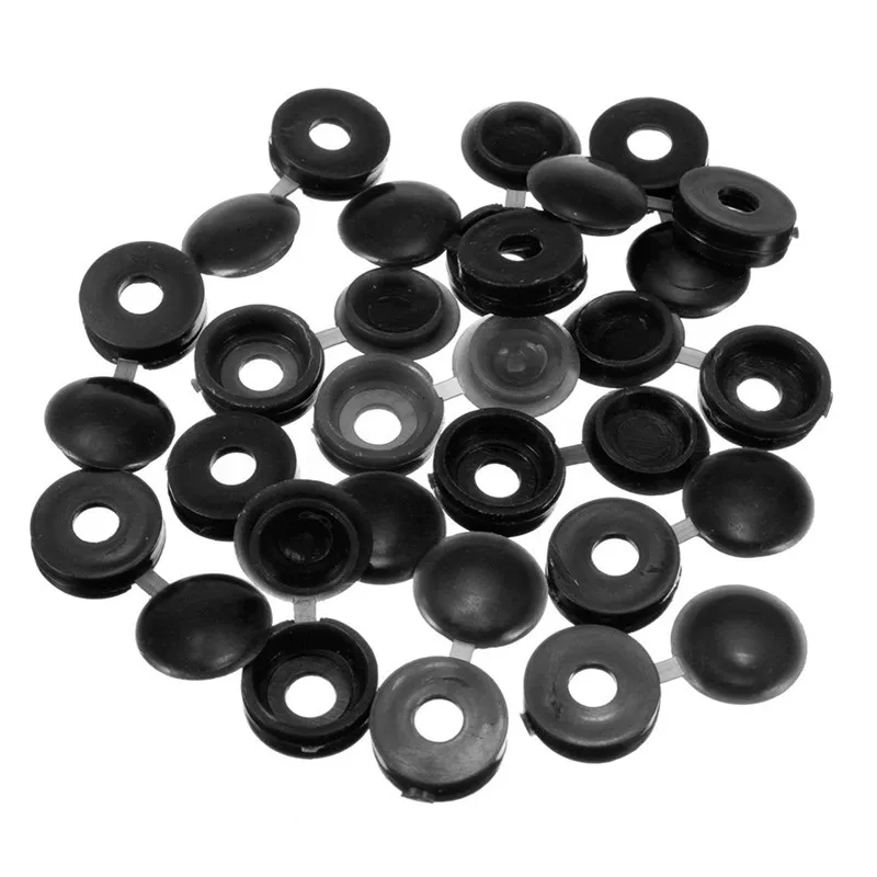 Набор креплений для автомобильного номерного знака 6 шт. винты и колпачки удобные