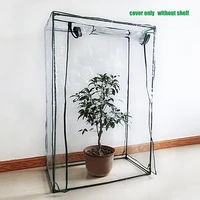 pvc warm garden tier mini household plant greenhouse cover waterproof anti uv protect tomato plants flowers without iron stand