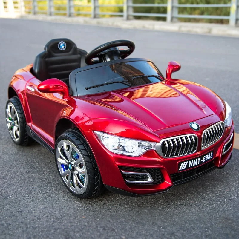 

1-4 Years Big Baby Children Remote Control RC Ride On Electric Four Wheel Double Drive Can Sit Toy Rechargable Car WMT-8988