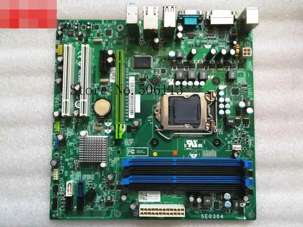 100% рабочая для DELL Precision T1500 материнская плата 1156 pin DDR3 XC7MM 54KM3 SE0304|Материнские платы|