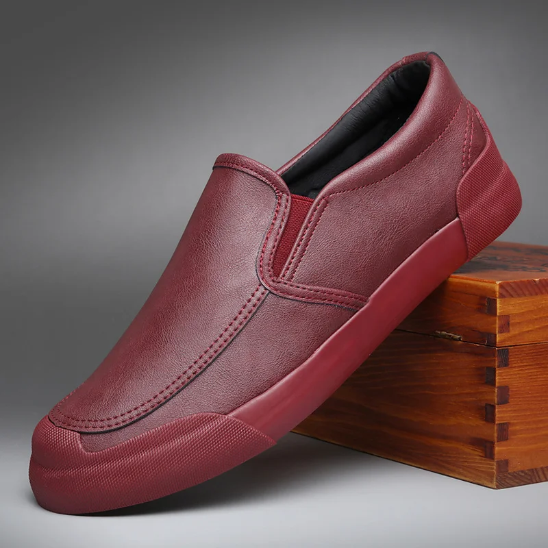 

Туфли Monstceler мужские повседневные кожаные, брендовые Летние мокасины для досуга, яркие удобные туфли в британском стиле, большие размеры 45 46