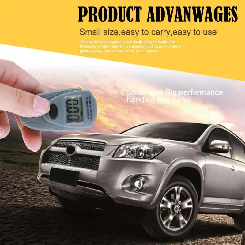 EM2271 Мини цифровой автомобильный измеритель толщины краски покрытия руководство