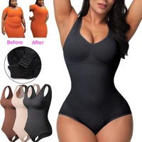 shapewear bodysuit for women tummy control butt lifter panty hi waist trainer stomach body shaper slimming underwear girdles