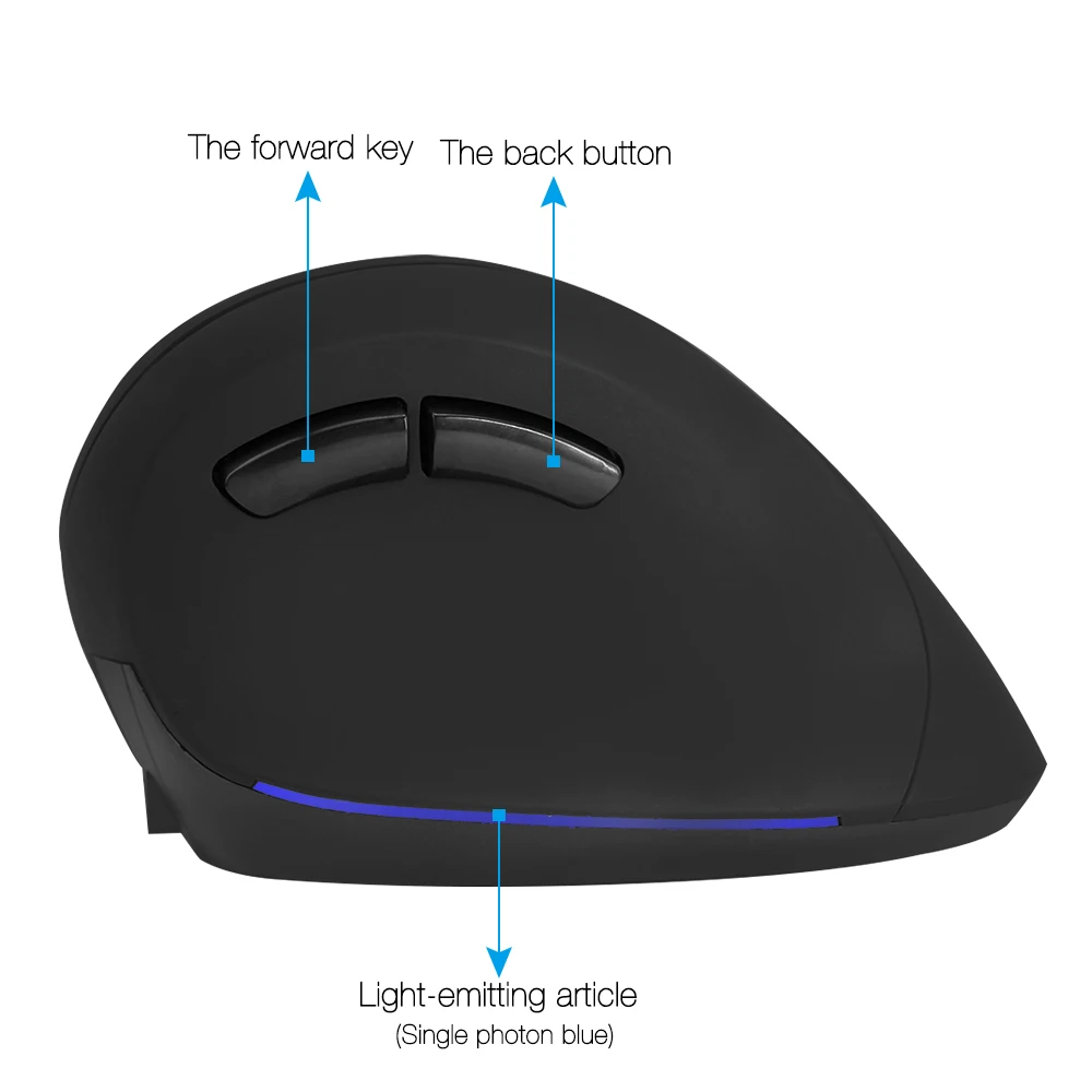 CHYI 2.4G Wireless Mouse Rechargeable Adjustable DPI Vertical Mause Ergonomic Optical Mice For PC Laptop Computer Gamer | Компьютеры и