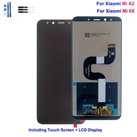 aaa quality lcd display for xiaomi mi a2 mia2 touch screen display digitizer assembly for xiaomi 6x lcd display