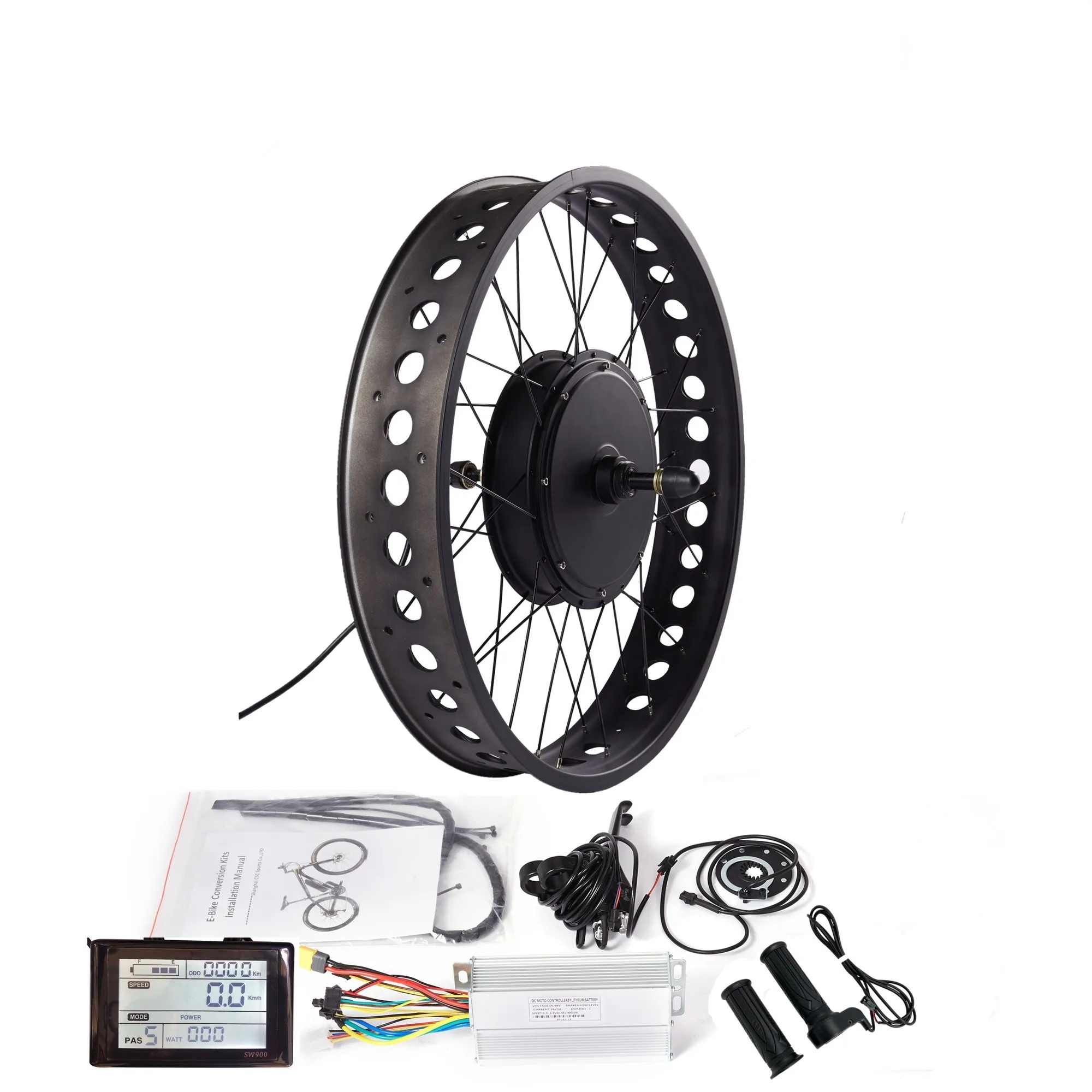 36/48V жир для е байка Conversion Kit 20 &quot/24&quot/26 &quotснег электрический велосипед с SW900