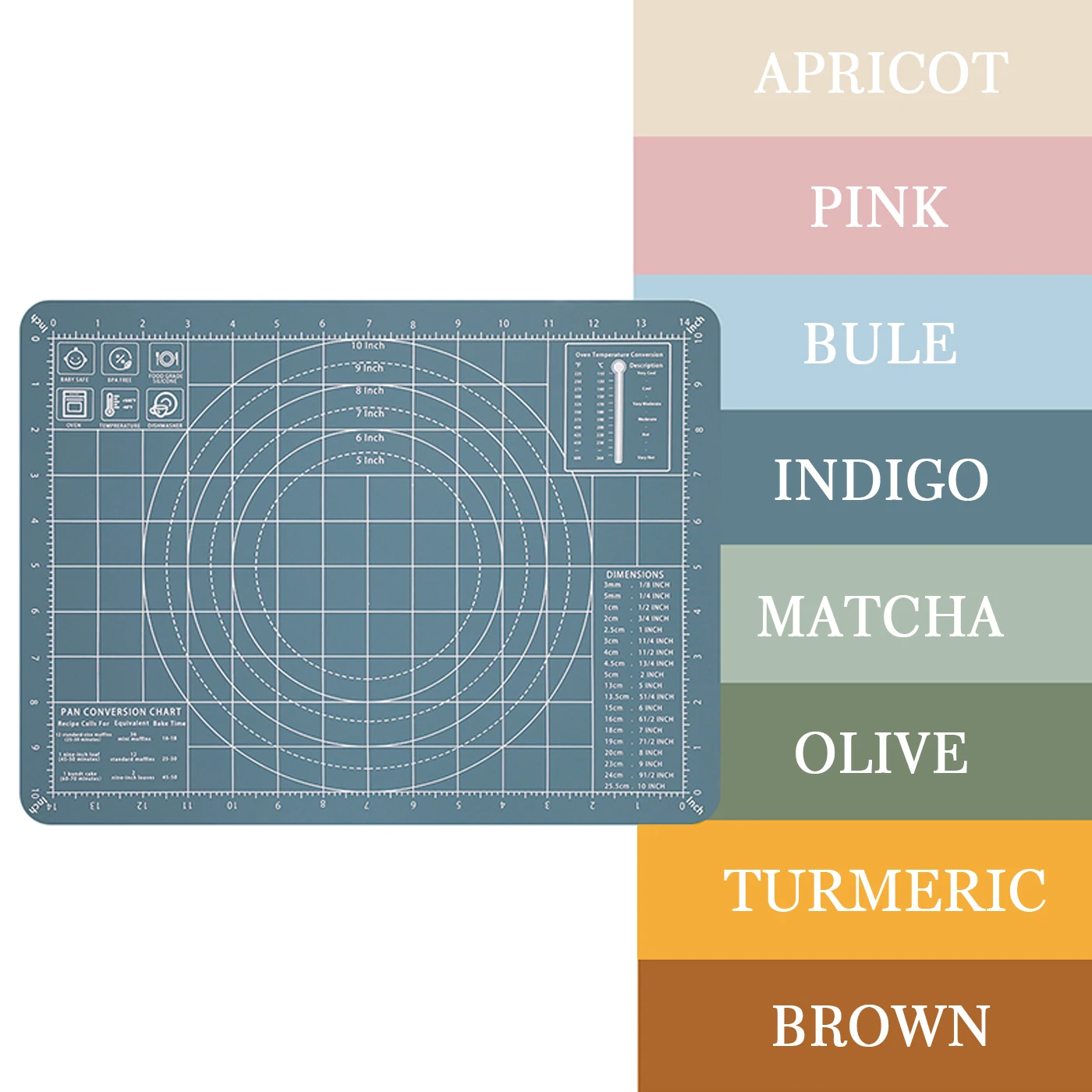 Силиконовый нескользящий коврик для выпечки толстые Нескользящие теста пирога