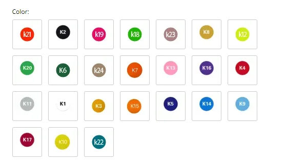 

Термотрансферная виниловая пленка WXPYU 24 цветов