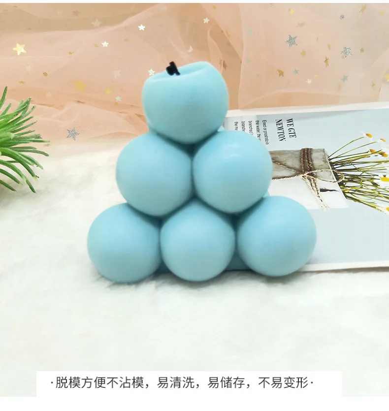 

3D round Pyramid Candle Silicone Mold DIY round Magic Ball Candle Silicone Mold Silicone Mold Making Candle Candle Mods