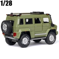 128 unimog u5000 alloy car model multifunctional off road vehicle car with sound light door open toy car for boys gifts