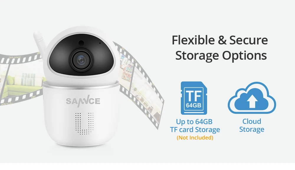 SANNCE 1080P беспроводная Wi-Fi ip-камера для домашней безопасности, ip-камера, 2 МП, Wi-Fi камера наблюдения для помещений, ИК камера ночного видеонаблюдения, детский монитор