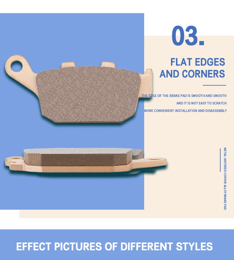 Металлические тормозные колодки для мотоцикла передние и задние CB300F CBR300R CBR300RA