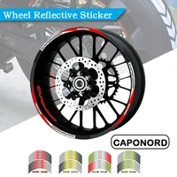 strips motorcycle wheel tire stickers car reflective rim tape motorbike bicycle auto decals for aprilia caponord 1200 etv1000