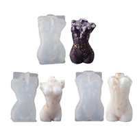 silicone mold woman body soap molds 3d human candle gypsum chocolate candle valentines day cake mold clay resin moulds dropship