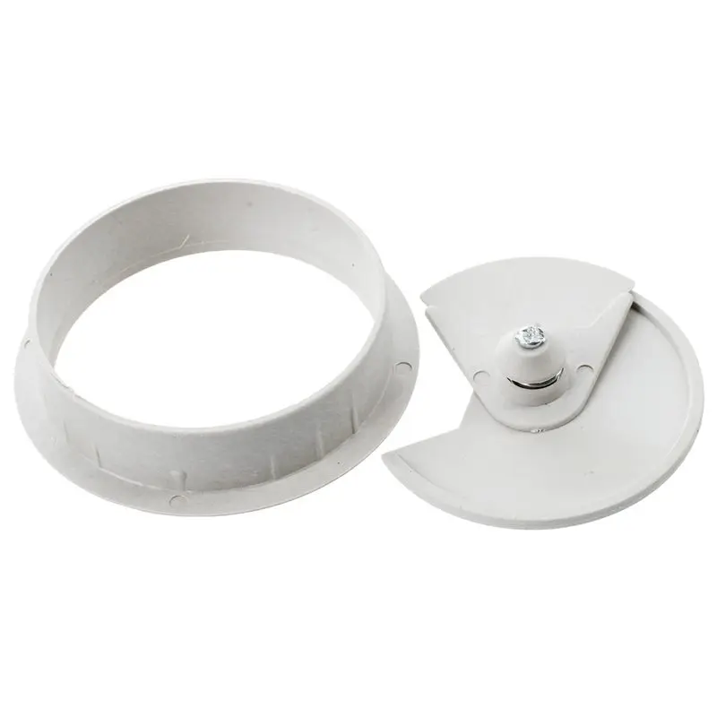 

10 Pcs Home Office Desk Table Computer 60mm Cable Cord Grommet Hole Gray