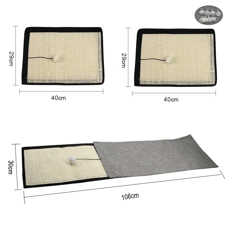 

MySudui Anti Cat Scratch Protector Sofa Pad Cat Scratching Post Sisal Cat Nail Scratcher Guard Mat Furniture Rascador Para Gato
