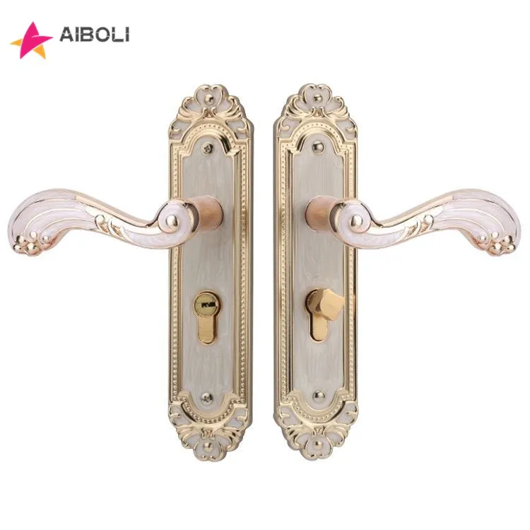 Европейский Дверной замок из алюминиевого сплава крепкий без ключа дверной для