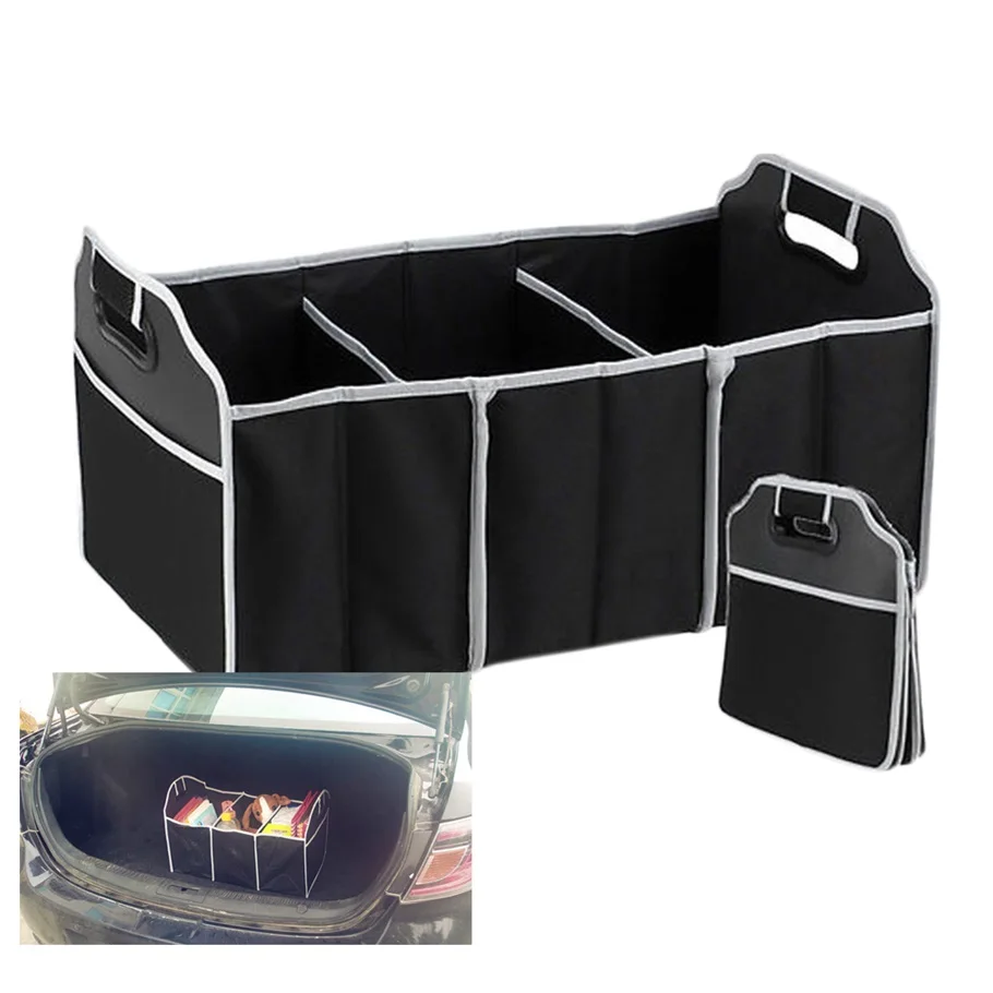 

Car Organizer Automobile Stowing Tidying Car-styling Boot Stuff Food Storage Bags Trunk Organiser Folding Collapsible Hot