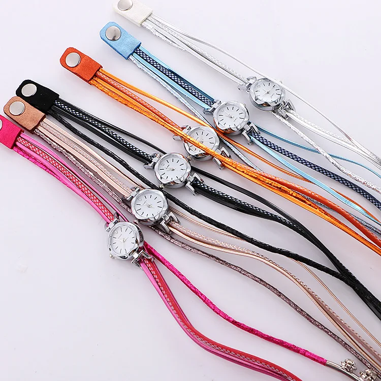 Relogio Feminino женские часы модные роскошные бриллиантовые Круглые Кожаные Браслеты Женские часы женские часы Reloj Mujer