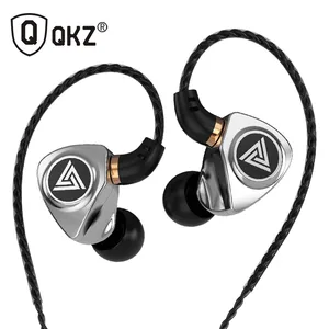 qkz sk10 1 dynamic edx earphones 1 dynamic hifi bass earbuds in ear monitor headphones sport noise cancelling headset free global shipping