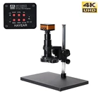 Микроскоп промышленный электронный цифровой с креплением C-mount, 4K UHD, 60FPS, с объективом парофокальный, для ремонта телефонов и пайки