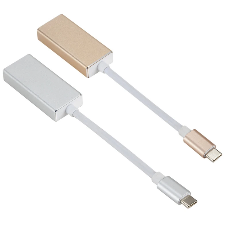 

Type-C To Dp Adapter Cable, 10Gbps 4K 30Hz 1080P 60Hz USB-C To Dp Cable For Air 12 Inch