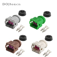 15102050100sets 2 pin car waterproof female connector for water spray motor 1 4t supercharger plug wire speed plug in