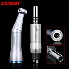 Стоматологический наконечник с углом наклона E-типа с низкой скоростью нажатия кнопки, соотношение 1:1 + внутренний водный Воздушный Двигатель с 4 отверстиями и низким уровнем шума