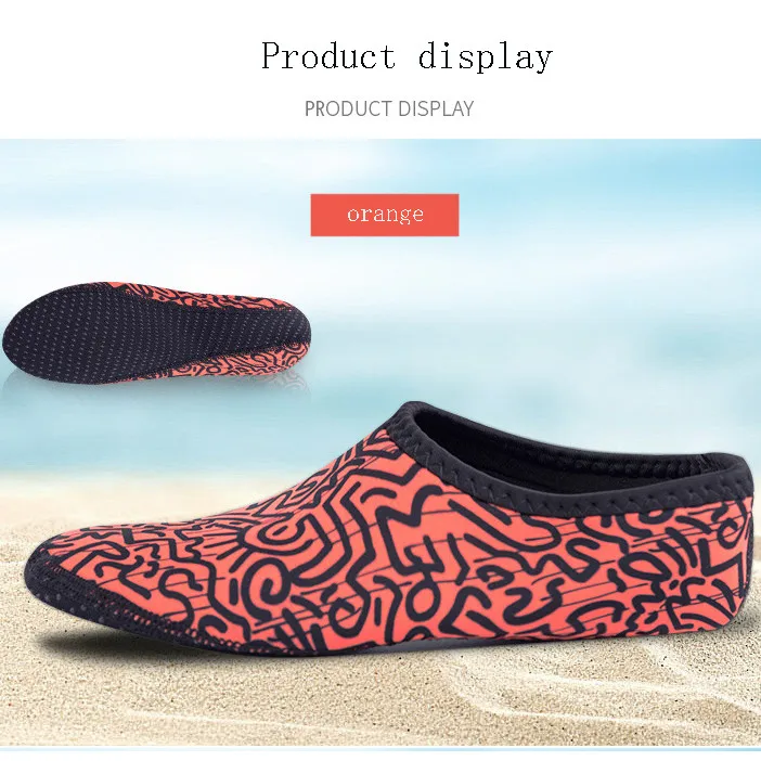 Неопреновые нескользящие носки для дайвинга Коралловая обувь подводного