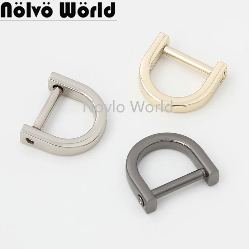 Винтовое d образное кольцо с квадратным краем 16 мм 50 100 шт.|bag hardware|metal accessories for