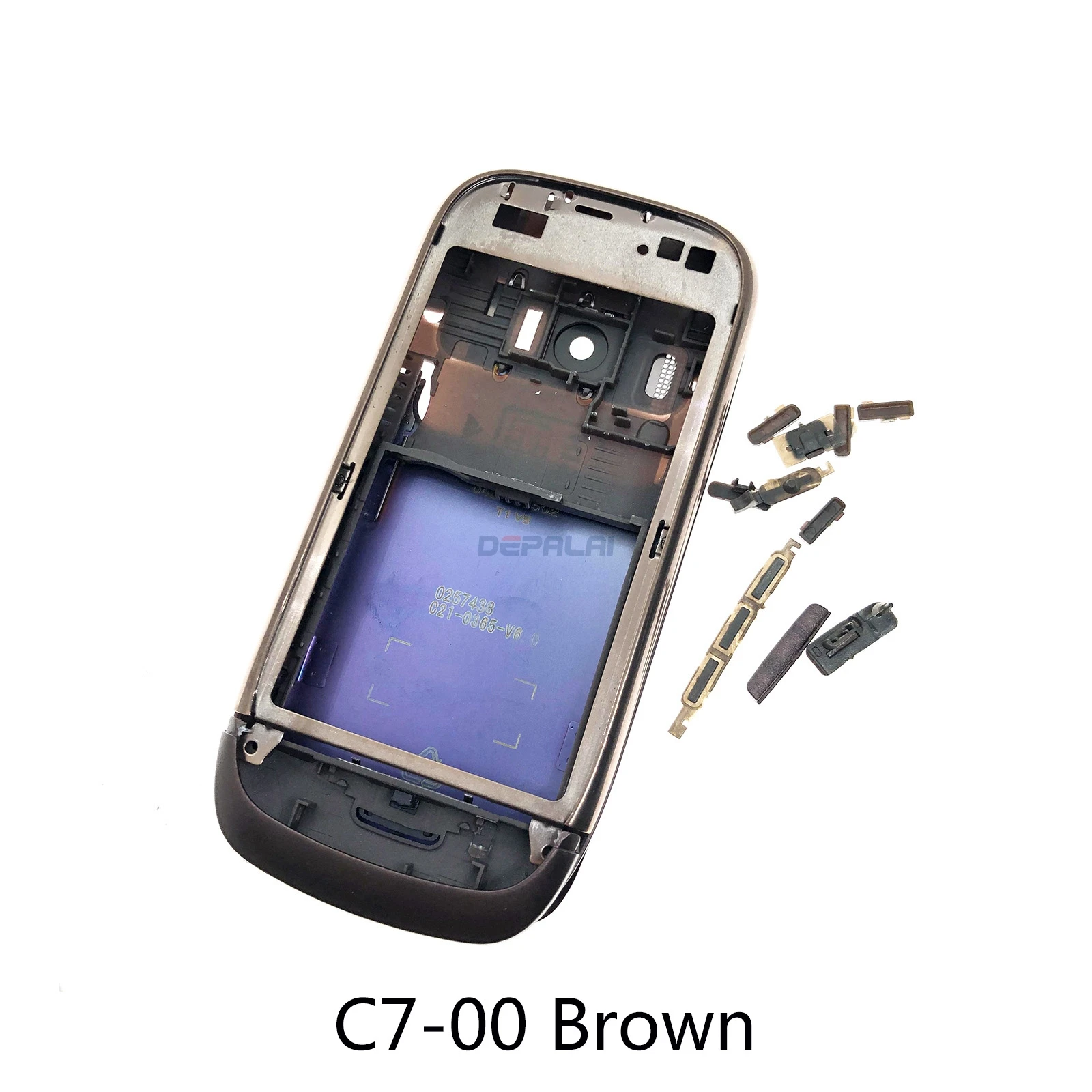 Для Nokia 5800 C5-03 6120 5230 Корпус Передняя Лицевая панель рамка чехол + задняя