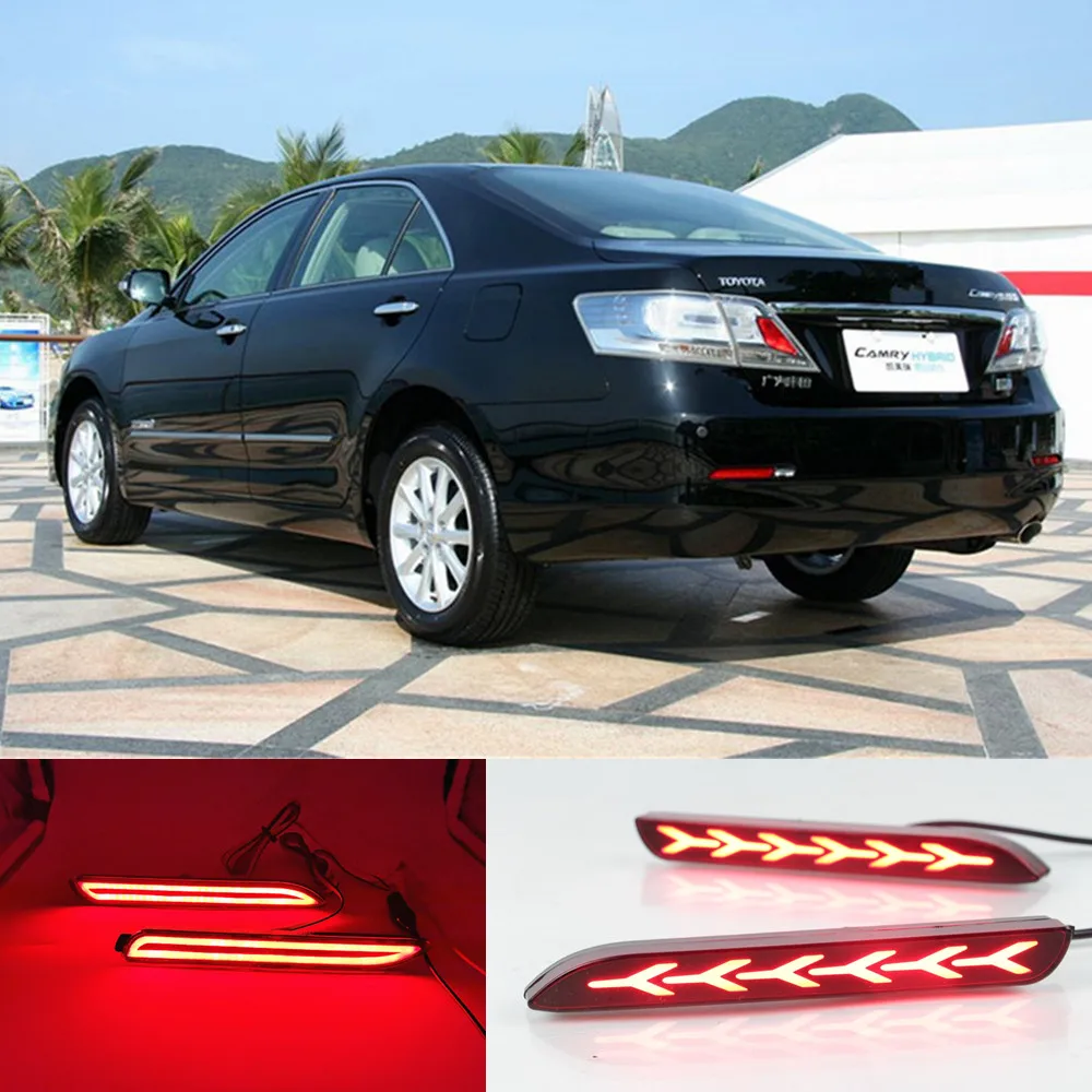 Автомобильный Светодиодный отражатель заднего бампера Тормозная лампа для Toyota