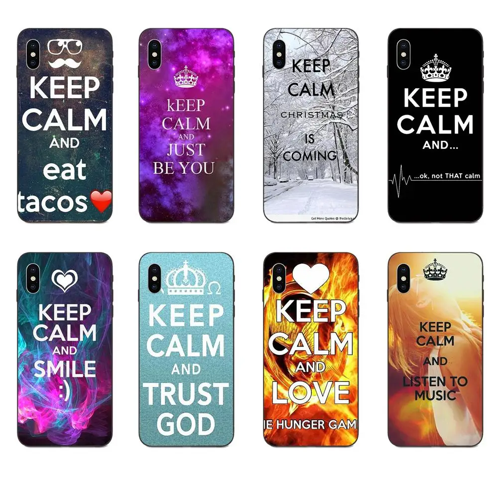 За счет складки мягкая модная оригинальная и надписью Keep Calm для huawei nova 2 2S 3i 4 4e 5i Y3