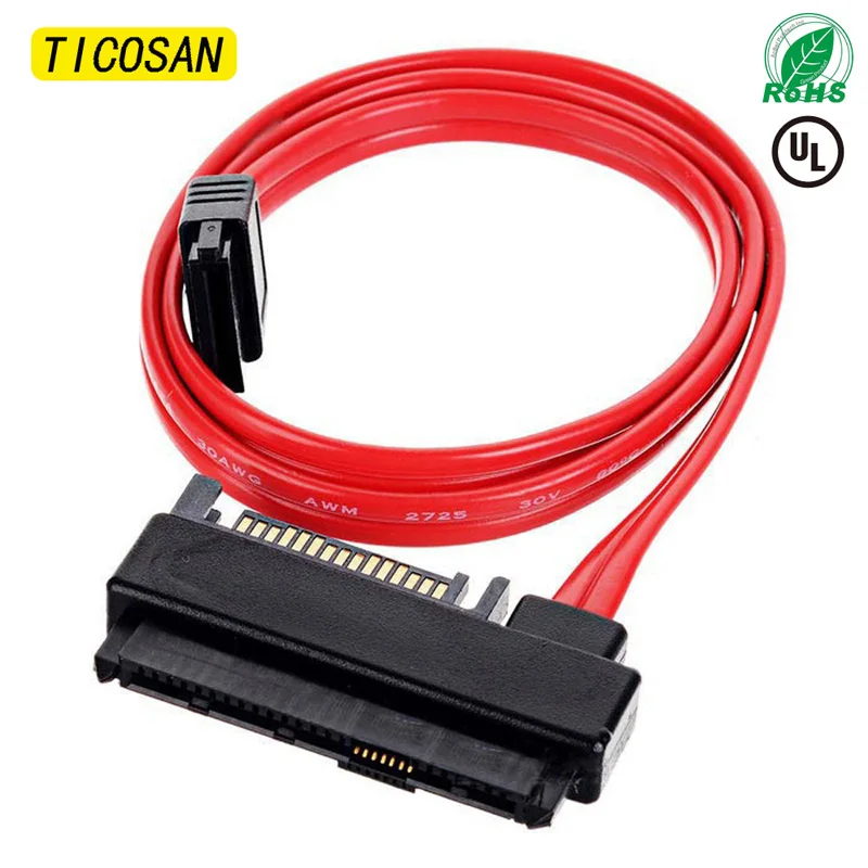 

TICOSAN SF-088 SFF-8482 SAS to SATA cable SAS hard disk connected to motherboard SATA adapter cable 15PIN power supply