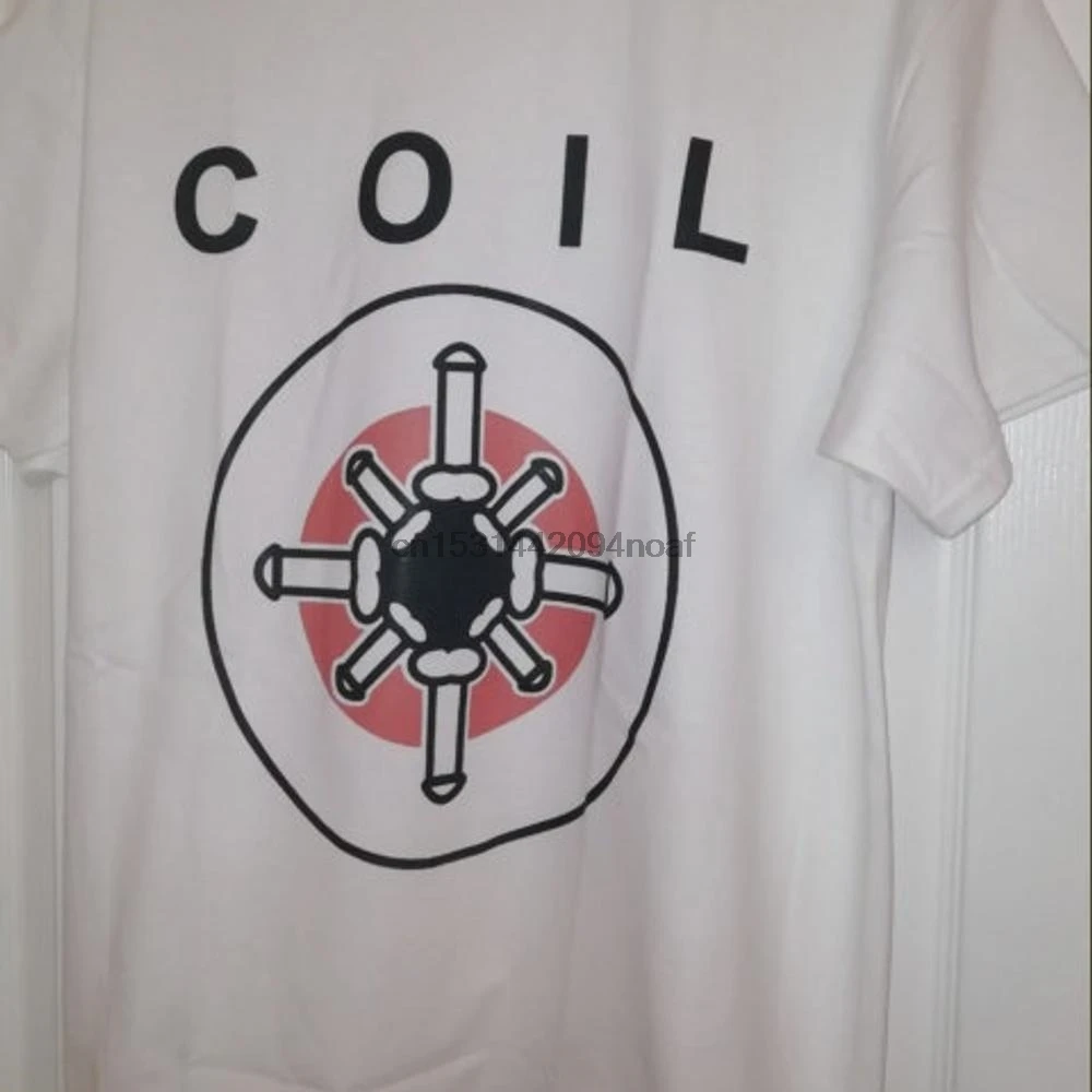 Футболка Coil Электронная музыкальная одежда промышленного производства